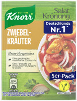 Knorr Salatkrönung Zwiebel-Kräuter Dressing Beutel 5er-Pack 40 g